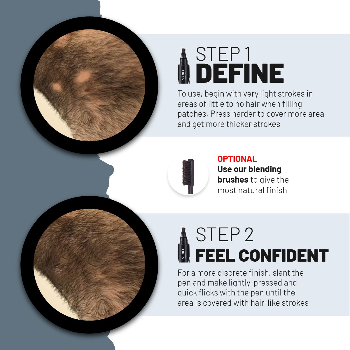 Instant Beard Filler Pen (Pack of 5)